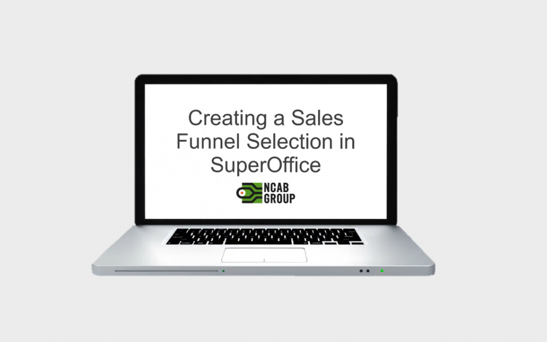 (z). Creating a Sales Funnel Selection in SuperOffice